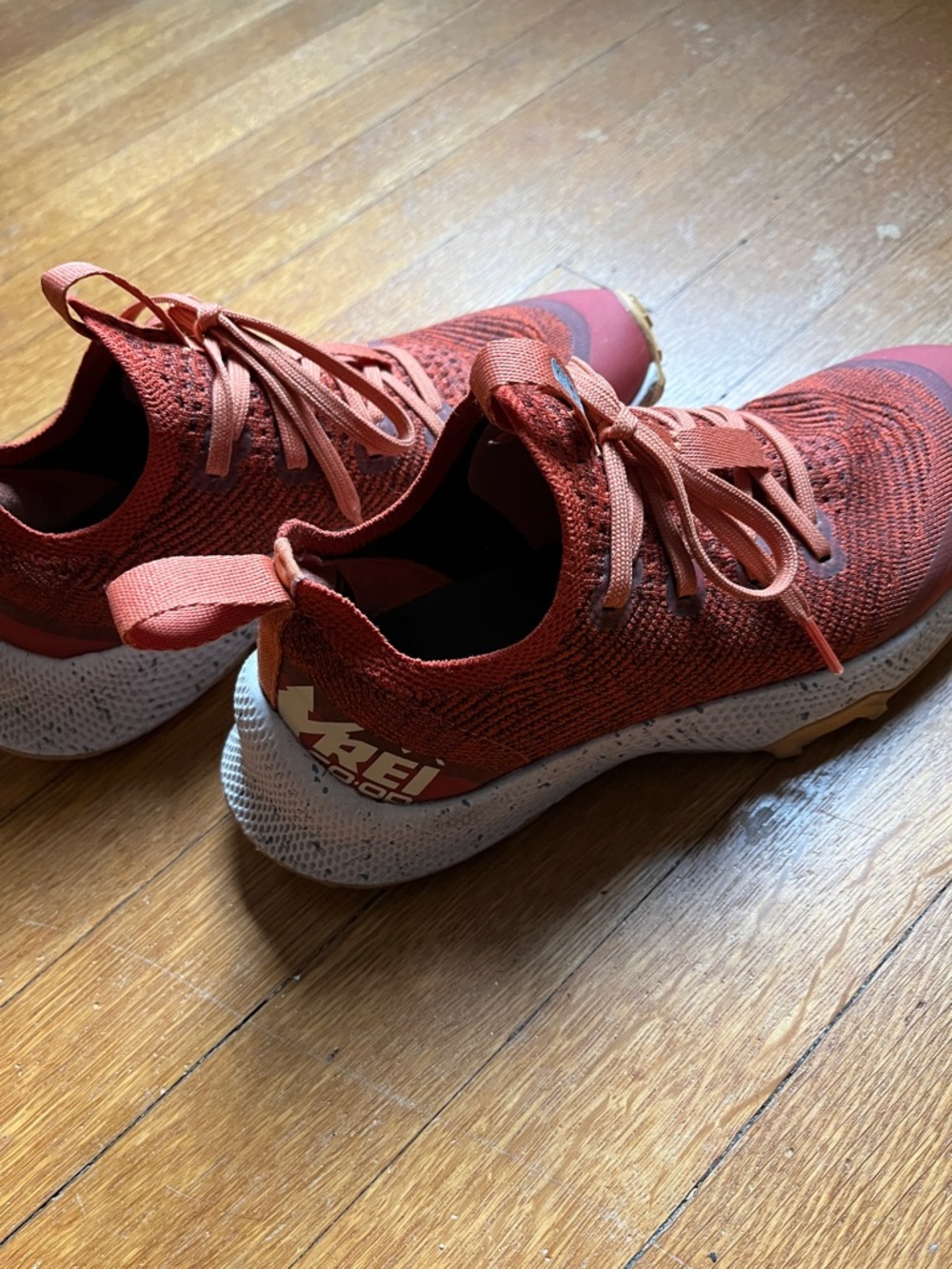 REI Swiftland Trail Run Knit Trail Shoes - Rust Sneakers
